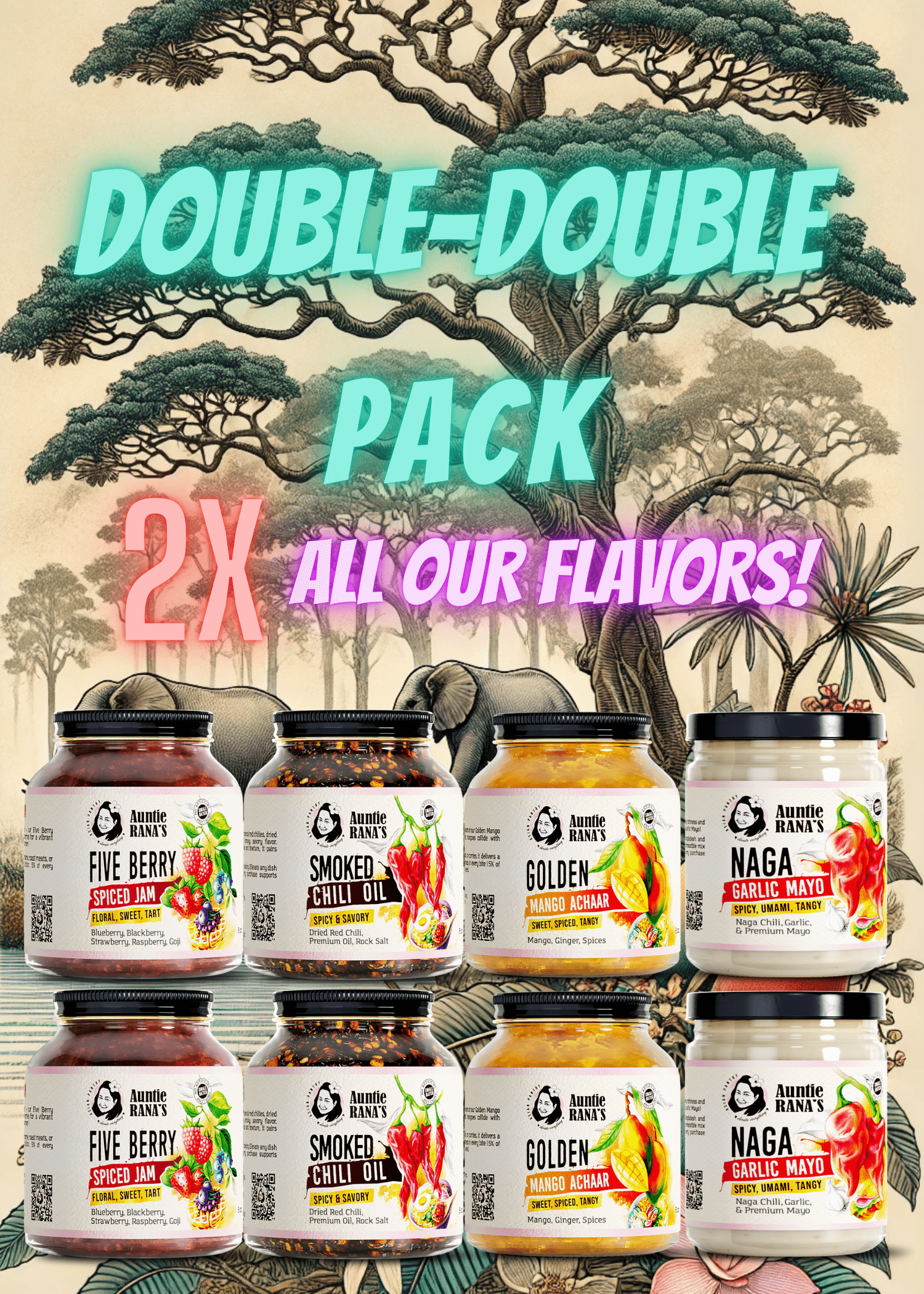 Double - Double Pack - Auntie Rana's