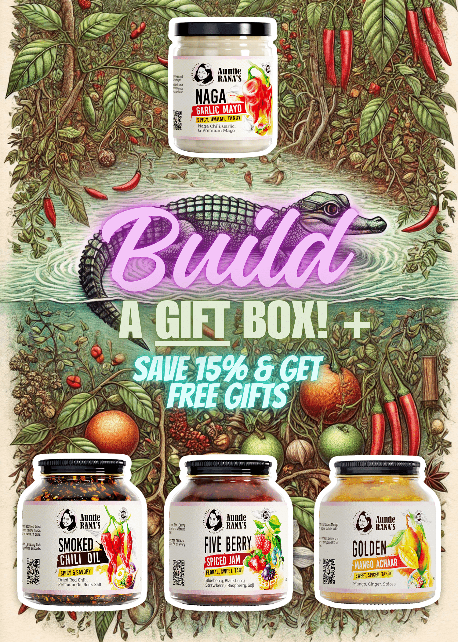 Make Gift Boxes (6 Pack or 12 Pack) - Auntie Rana's